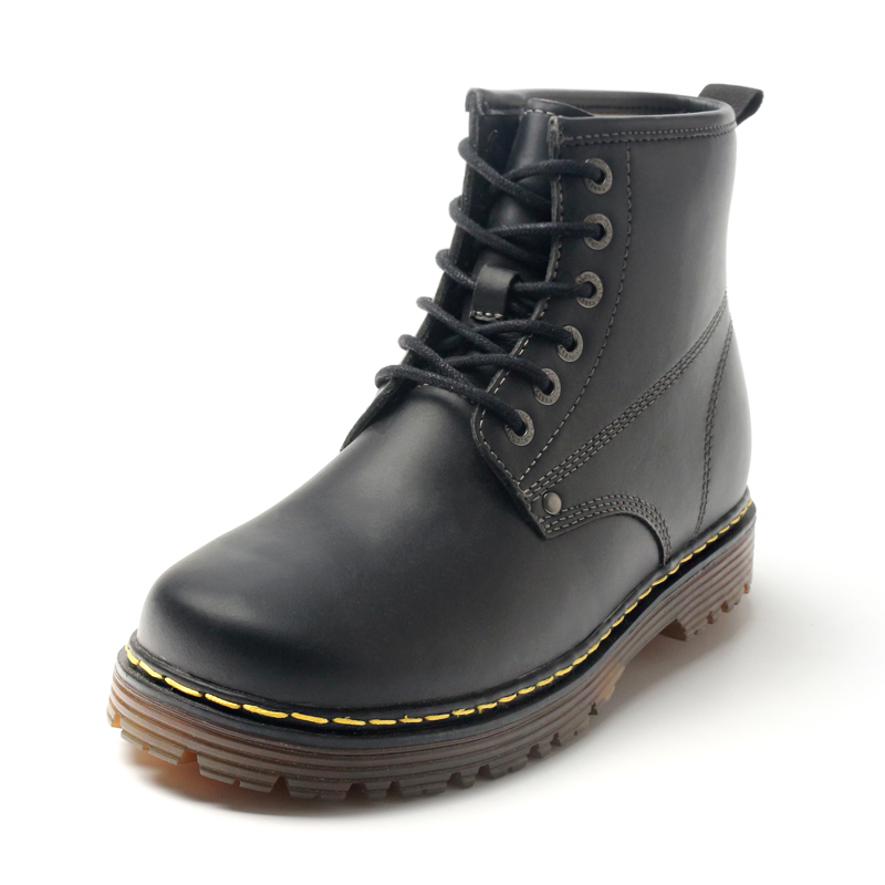 Blackfull Grain Upper Lace Up Ankle Marten Boots