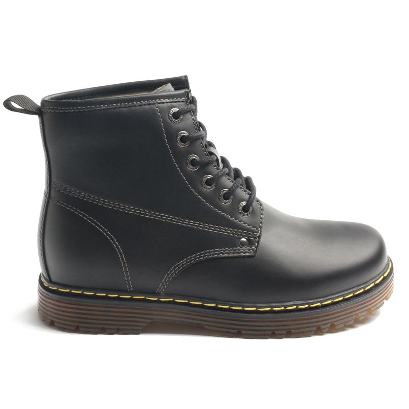 Blackfull Grain Upper Lace Up Ankle Marten Boots